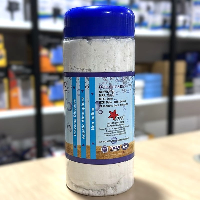 Ocean Care Tropical Aquarium Salt (1kg) – Pure, Non-Iodized Health Treatment