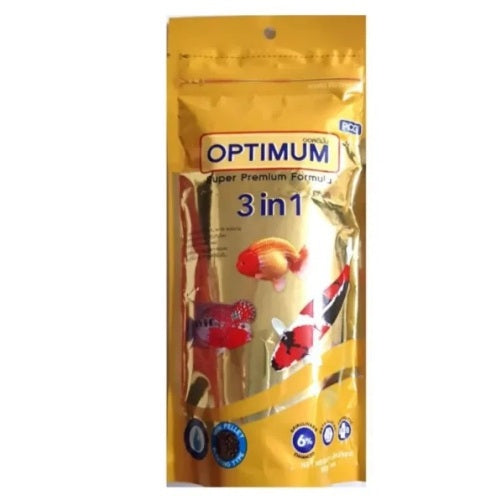 Optimum 3 in 1 Super Premium Fish Feed 100 grams