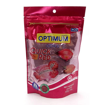 Optimum Cichlid Quick Red Fish Food 100 gram pouch - 2