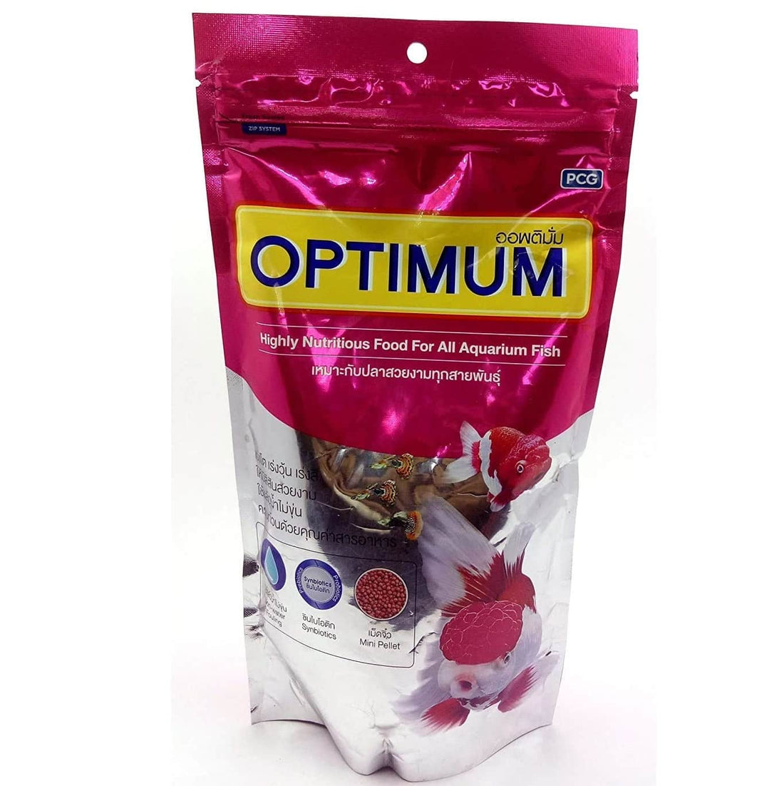 Optimum Highly Nutritious Fish Food Mini Pellet 100 gram Pouch