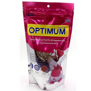 Optimum Highly Nutritious Fish Food Mini Pellet 200 gram Pouch