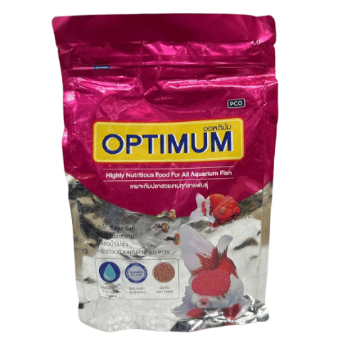 Optimum Highly Nutritious Fish Food Mini Pellet 500 grams Pouch