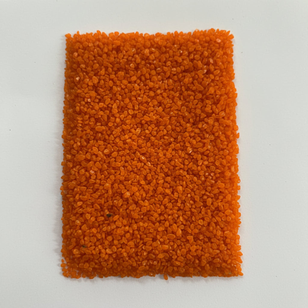 Orange Sand | Gravel 2 to 4 mm size for Aquarium Decoration 1 kg packet