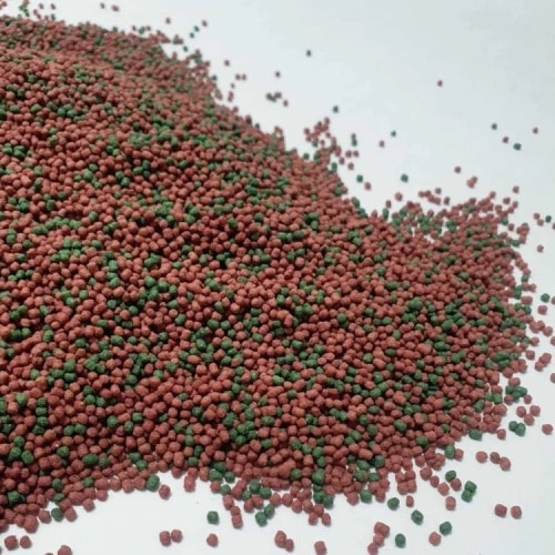 Ornamental Fish Feed Red and Green Pellets 500 grams Repacked