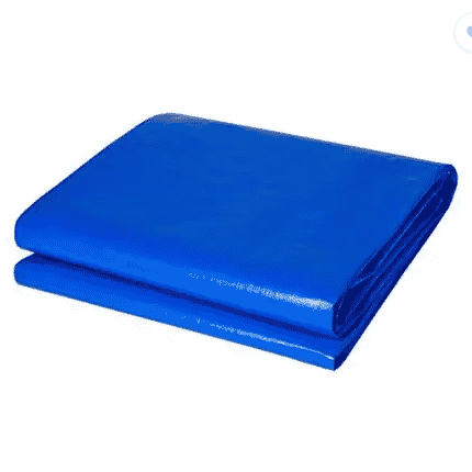 7 x 5 meter 350 GSM Rectangular PVC Coated Nylon Blue color Sheet for Fish Pond