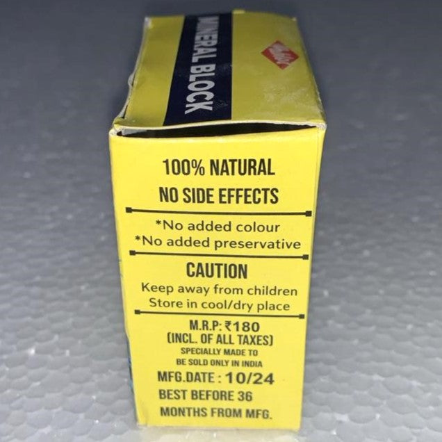 Pablo's Mineral Block 100% Natural Calcium Enriched Bird Supplement 60 grams - 5