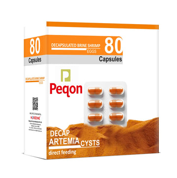 Peqon Decapsulated Brine Shrimp Eggs - 10 capsule Strip- Ready-to-Feed