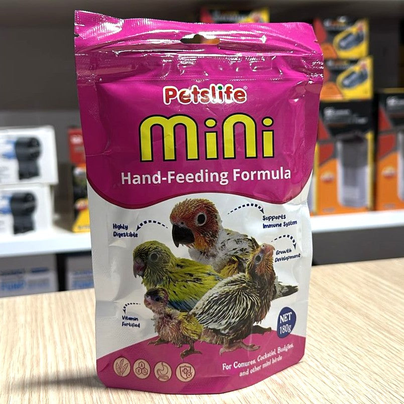 Petslife Mini Hand-Feeding Formula for Baby Birds (180g Pouch)