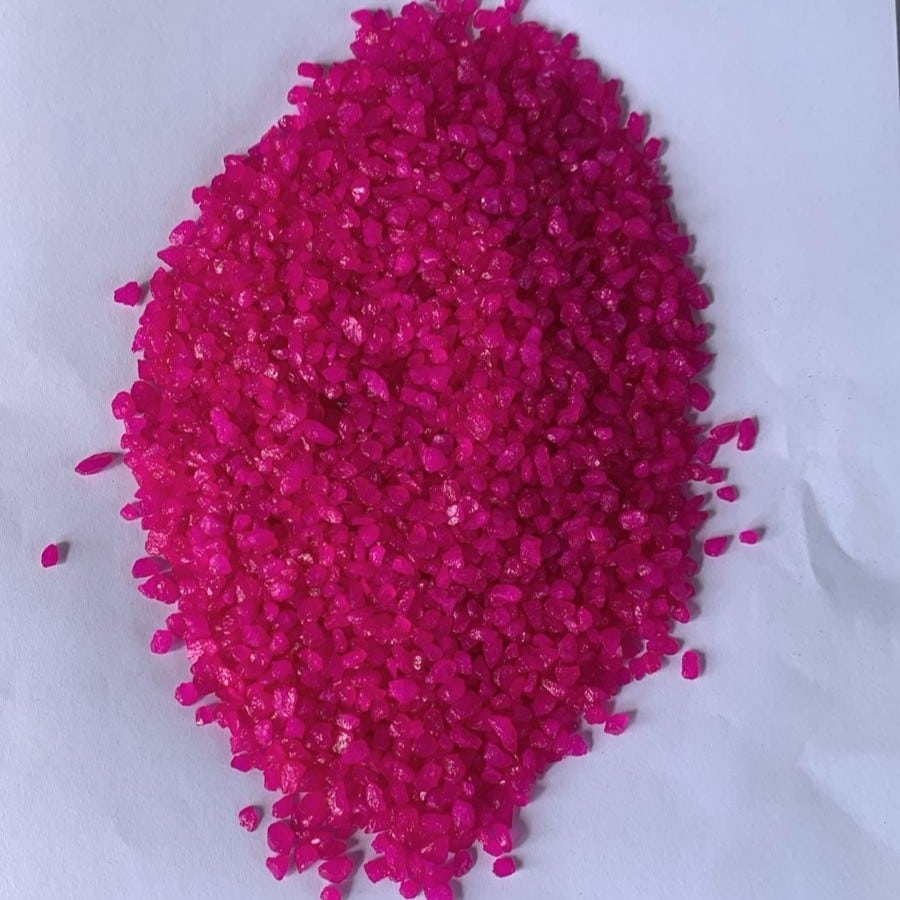 Fluorescent Pink Sand | Gravel 2 to 3 mm size for Aquarium Decoration 1 kg packet - 3