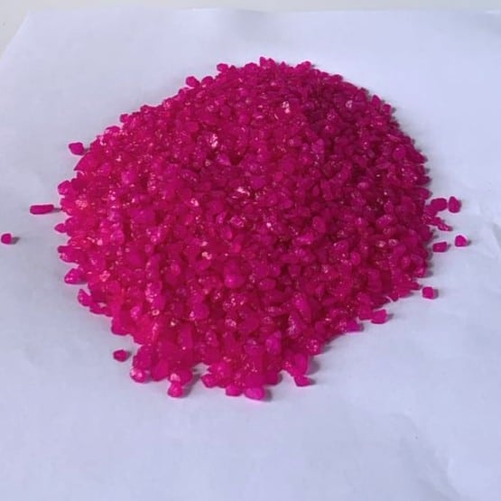 Fluorescent Pink Sand | Gravel 2 to 3 mm size for Aquarium Decoration 1 kg packet - 2
