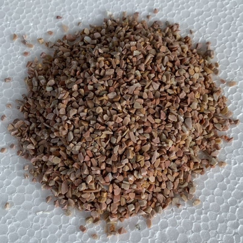 Pink color Sand | Gravel 2 to 4 mm size for Aquarium Decoration 1 kg packet