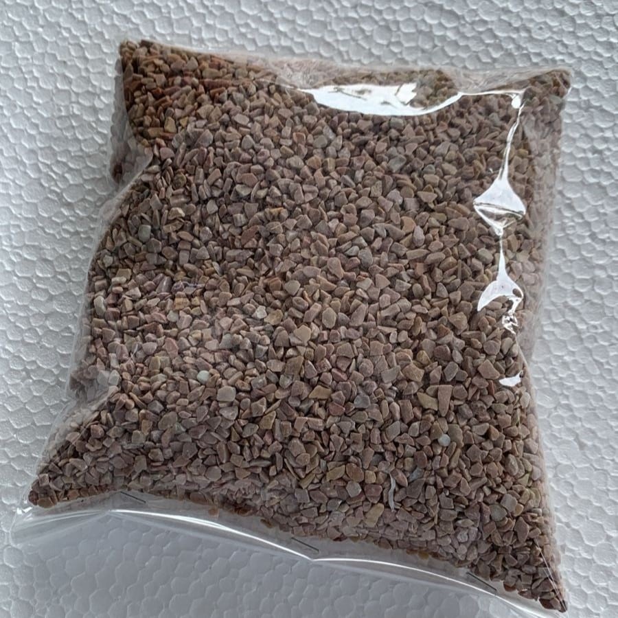 Pink color Sand | Gravel 2 to 4 mm size for Aquarium Decoration 1 kg packet