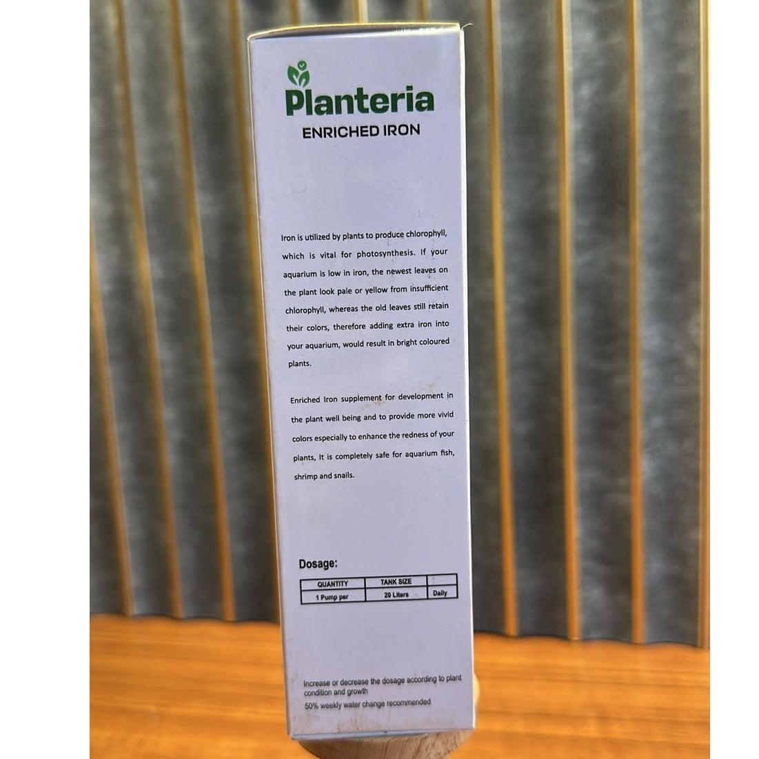 Planteria Enriched Iron For Planted Aquariums 100 ml Bottle - 4