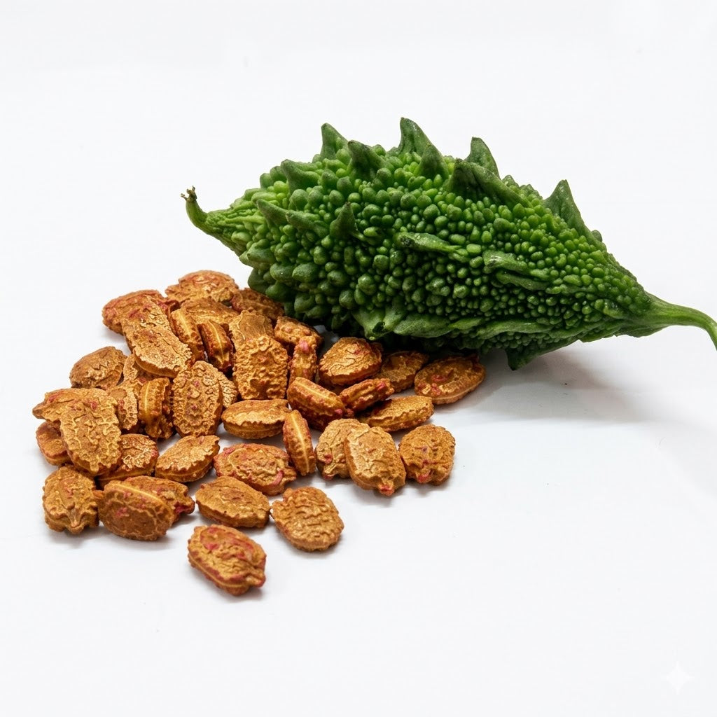 Preethi Bitter Gourd (Paval) Seeds - Premium Mannuthi Variety (15 Seeds)