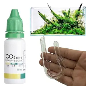 Premium Glass CO2 Drop Checker & Indicator Reagent Set (15ml)