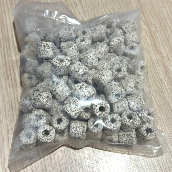 Premium Grey Ceramic Rings Biological Filter Media (18x18mm)