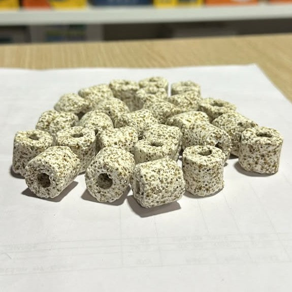 Premium Grey Ceramic Rings Biological Filter Media (18x18mm)