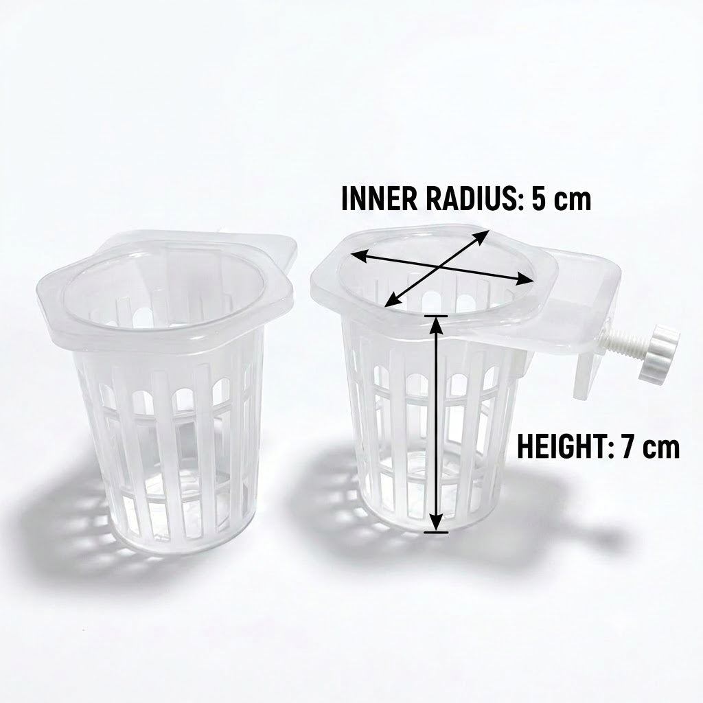 Premium Round Hanging Plant Pots for Aquariums (2-Piece Set)