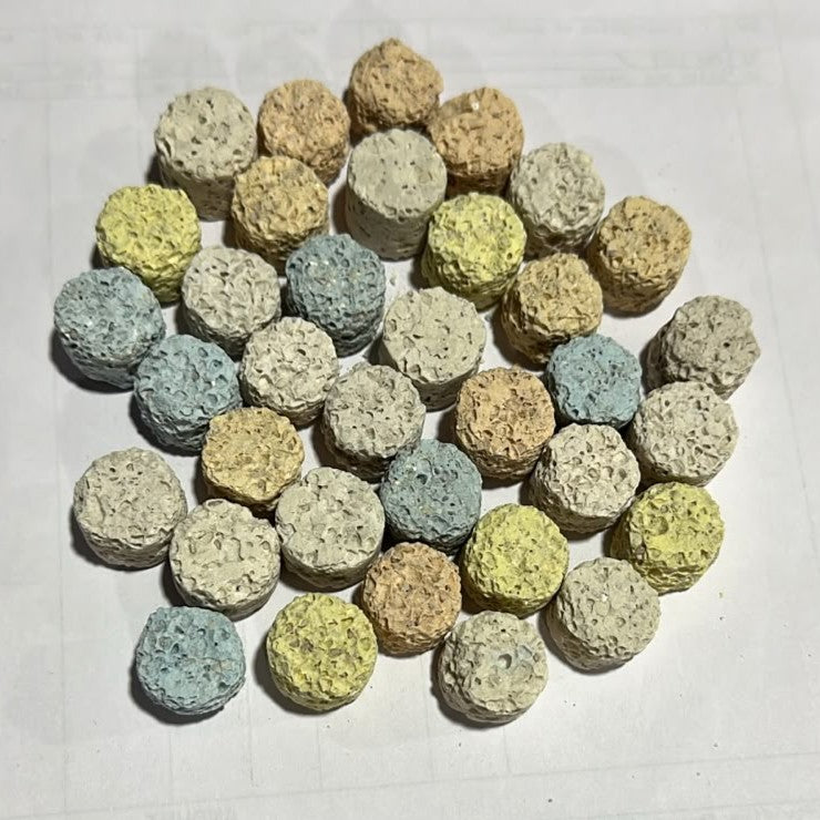 Mixed Color Ceramic Bio Filter Media Premium Quality (18x15mm)