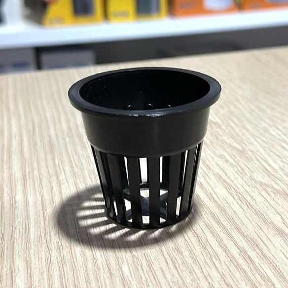 Premium Plastic Aquatic Plant Basket (5 cm) – Black color