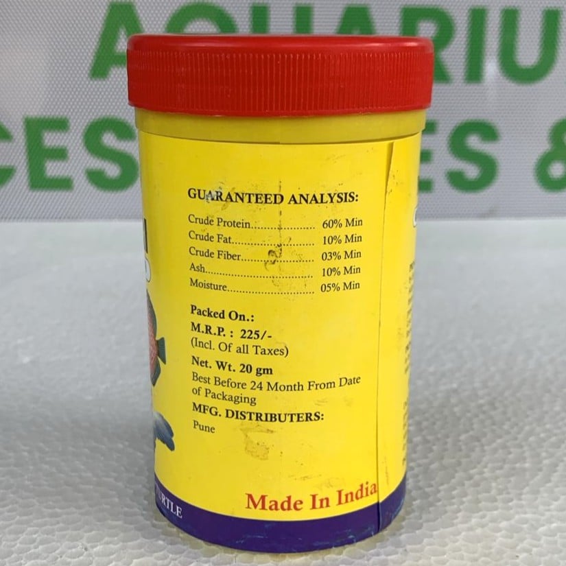 Prince Mazuri Dry Tubifex worms 20 gram bottle - 2
