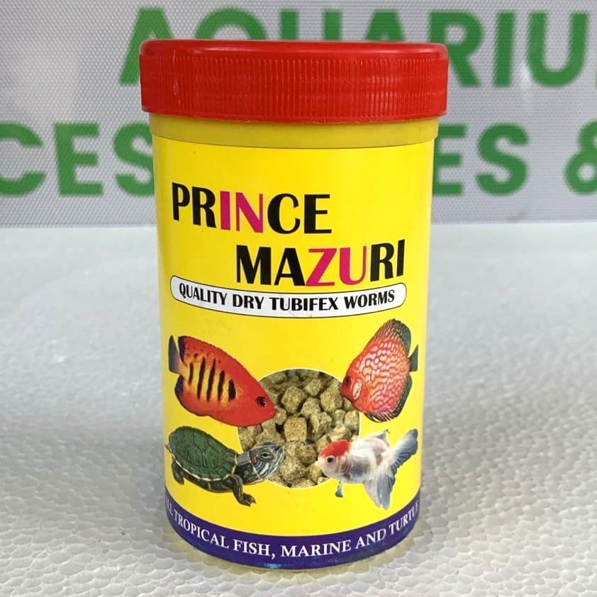 Prince Mazuri Dry Tubifex worms 20 gram bottle - 5