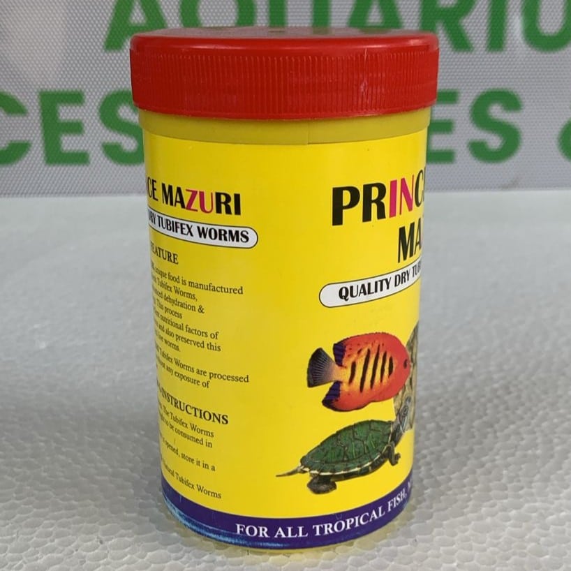 Prince Mazuri Dry Tubifex worms 20 gram bottle - 4