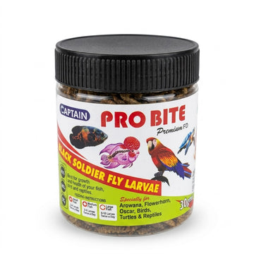 Pro Bite Black soldier Fly Larvae 30 gram bottle