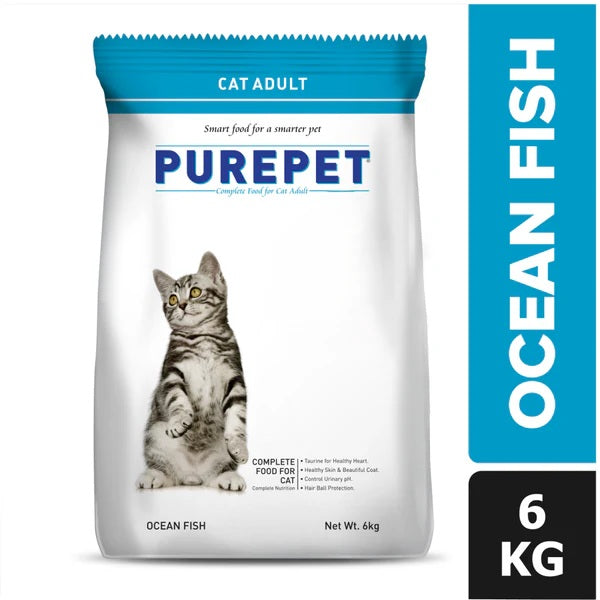 Purepet Ocean Fish Adult Cat Food – 500g (Repacked)
