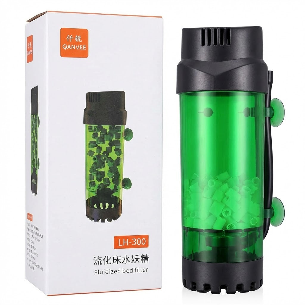 Qanvee LH-300 Fluidized Moving Bed Filter – Advanced Biological Filtration for Aquariums
