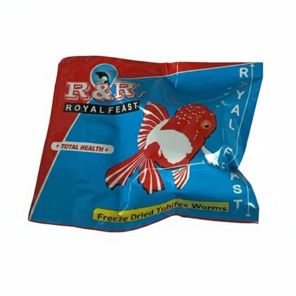 R&R Freeze Dried Tubifex Worms 1.5 gram