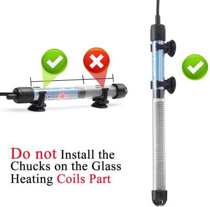 RS ELECTRICAL 50W Submersible Aquarium Immersion Heater - 6