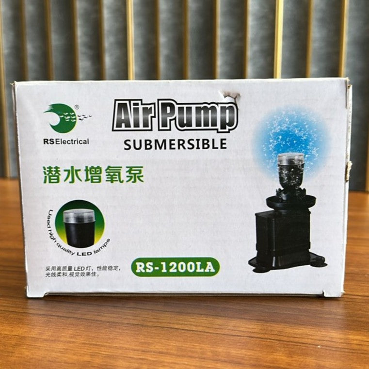 RS Electrical RS-1200LA Submersible LED Air Pump (8W) – Oxygenator with LED Light - 6
