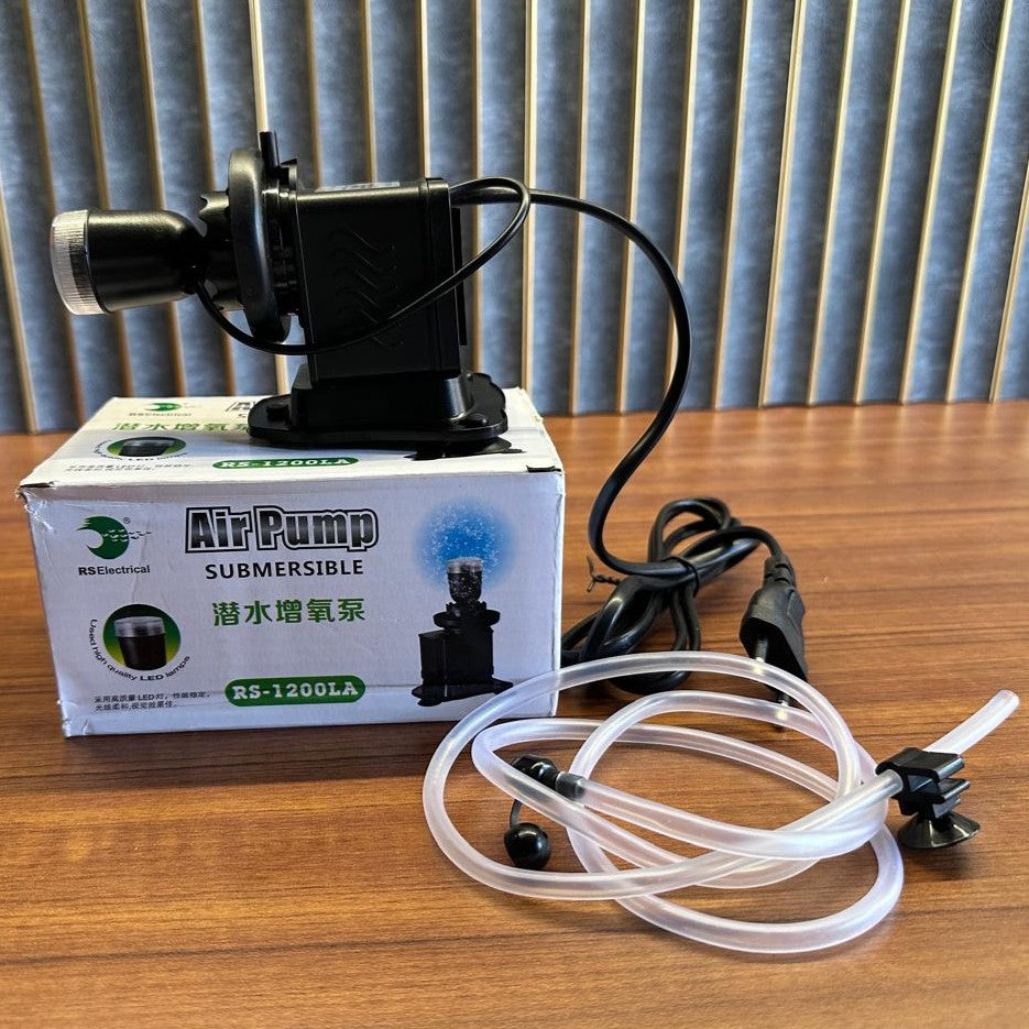 RS Electrical RS-1200LA Submersible LED Air Pump (8W) – Oxygenator with LED Light - 3