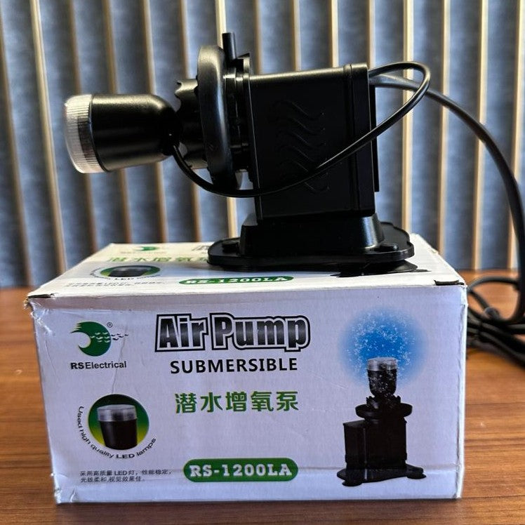 RS Electrical RS-1200LA Submersible LED Air Pump (8W) – Oxygenator with LED Light - 2