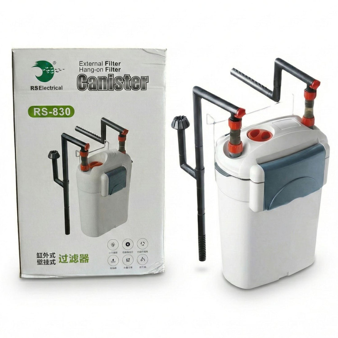 RS Electrical RS-830 Hang-On Canister Filter (6W) – 600L/H