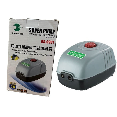 RS Electrical RS-9901 Adjustable Type Aquarium Air Pump 5 Watts