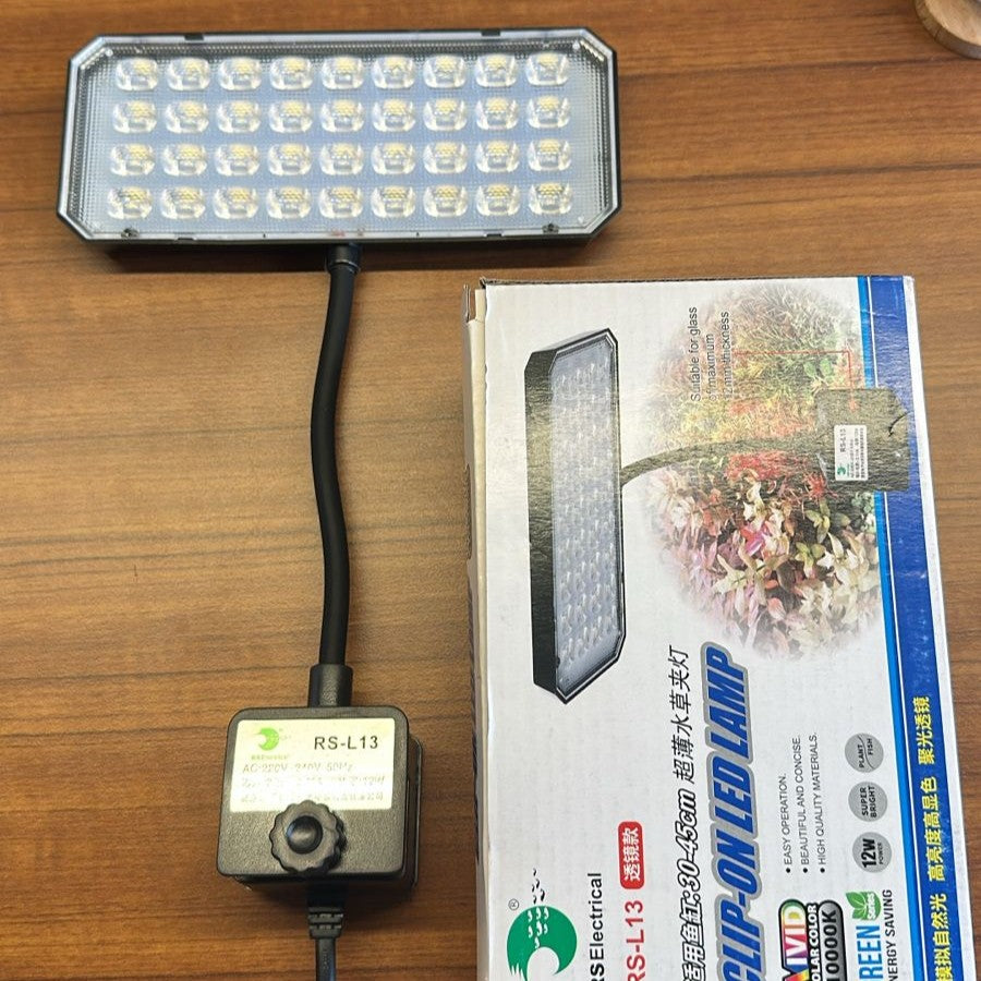 RS Electrical RS-L13 Clip-On LED Lamp (12W) – 10000K High-Brightness Aquarium Light - 5