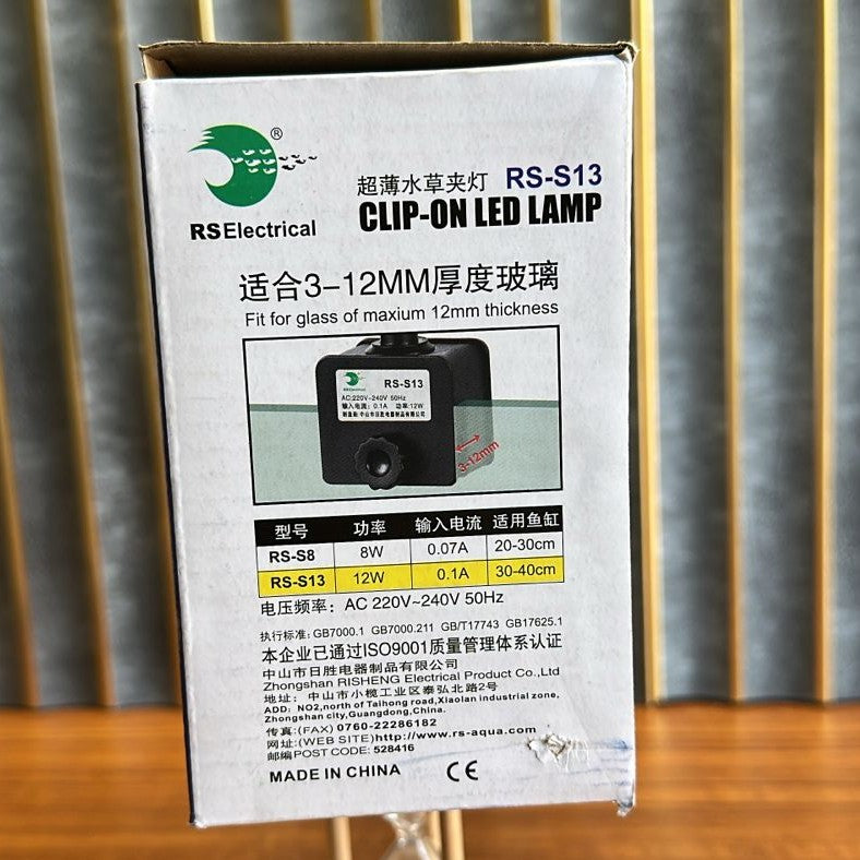 RS Electrical RS-S13 Clip-On LED Lamp (12W) for 30-40cm Aquariums - 5