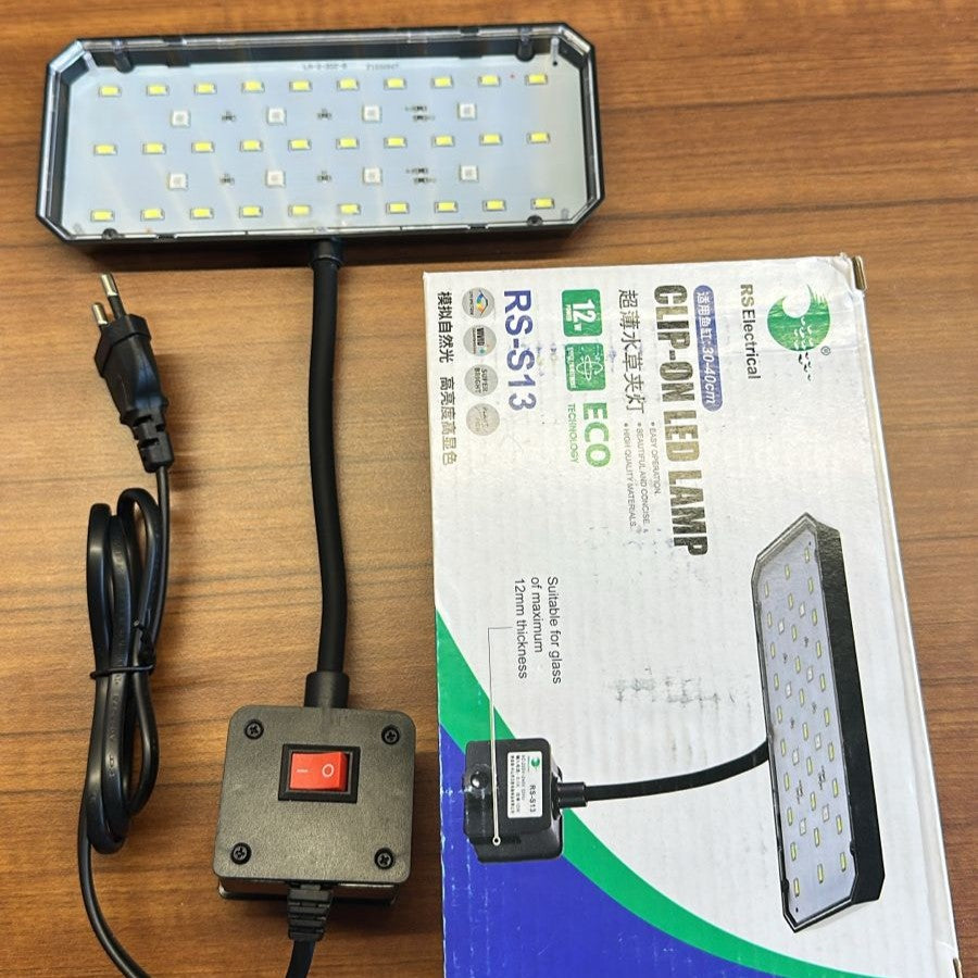 RS Electrical RS-S13 Clip-On LED Lamp (12W) for 30-40cm Aquariums - 2