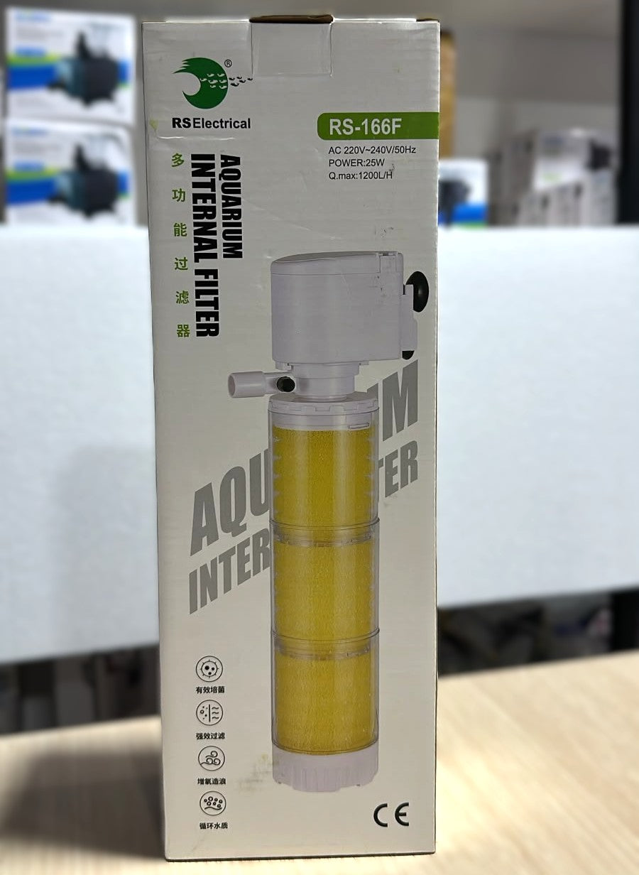 RS Electrical RS-166F Aquarium Internal Filter - 25W, 1200 L/H