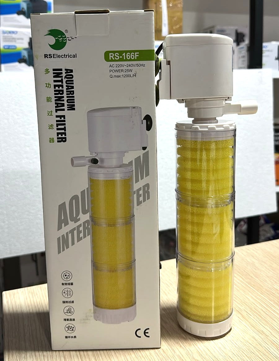 RS Electrical RS-166F Aquarium Internal Filter - 25W, 1200 L/H