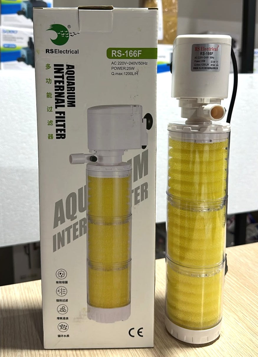 RS Electrical RS-166F Aquarium Internal Filter - 25W, 1200 L/H