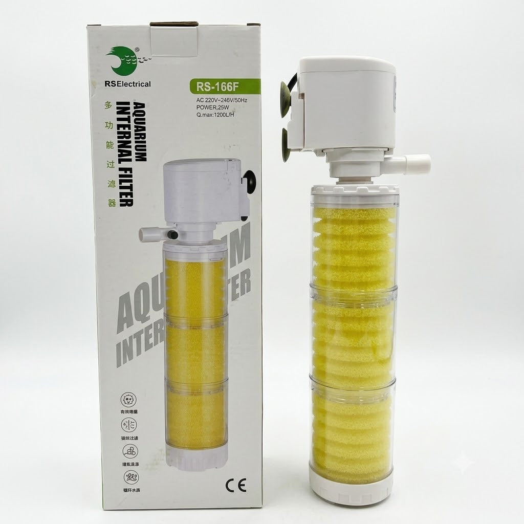 RS Electrical RS-166F Aquarium Internal Filter - 25W, 1200 L/H