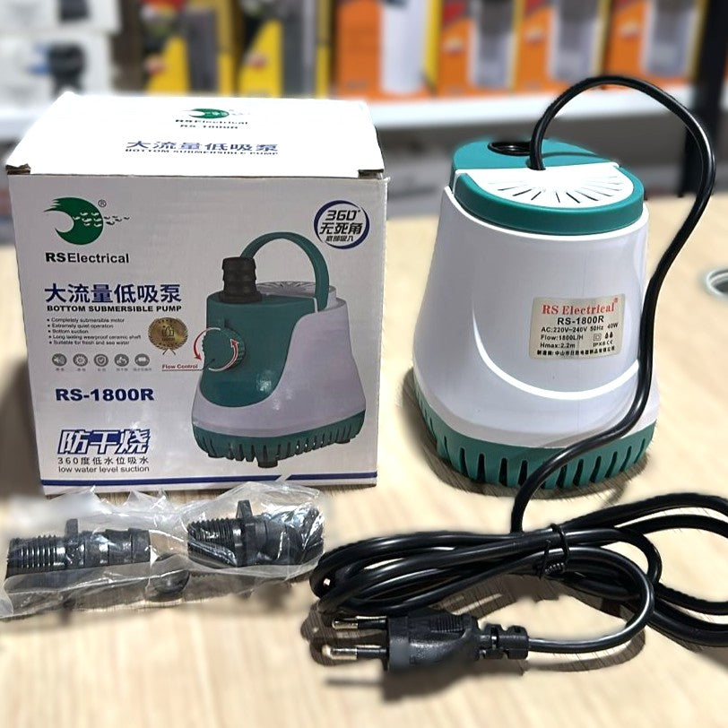 RS Electrical RS-1800R Bottom Submersible Pump (40W, 1800 L/H)