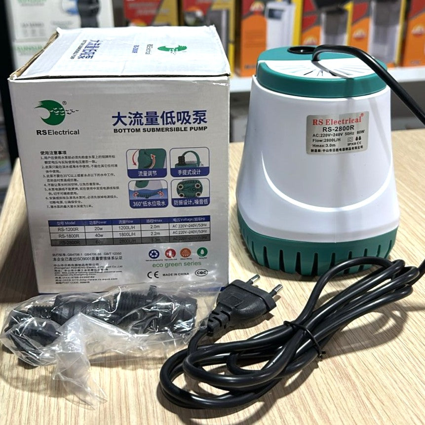 RS Electrical RS-2800R Bottom Submersible Pump (60W, 2800 L/H)