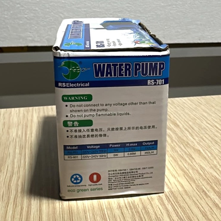 RS Electrical RS-701 Aquarium Submersible Water Pump (3W, 230 L/H)