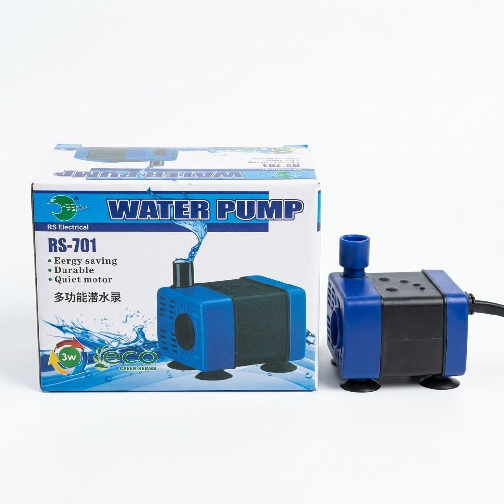 RS Electrical RS-701 Aquarium Submersible Water Pump (3W, 230 L/H)