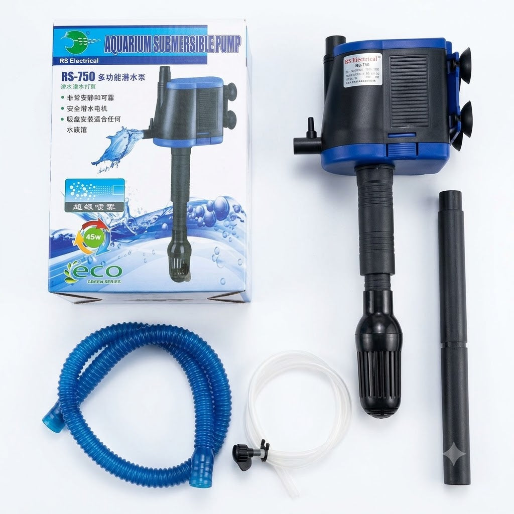 RS Electrical RS-750 Aquarium Submersible Pump (45W|3000 L/h)