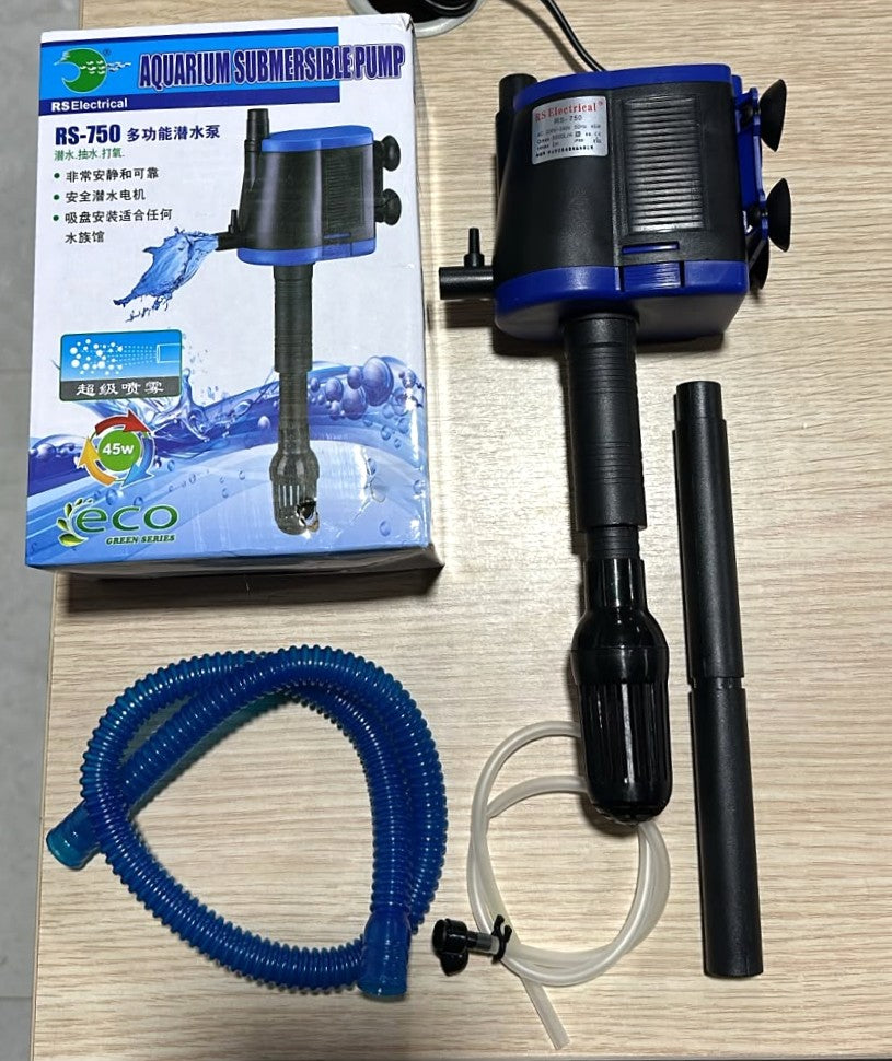 RS Electrical RS-750 Aquarium Submersible Pump (45W|3000 L/h)